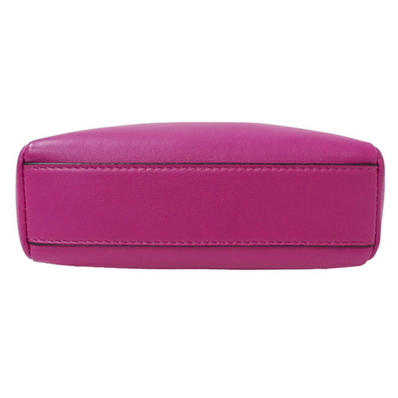 Fendi FENDI Bag Ladies Peekaboo Shoulder Leather Micro Purple 8M0355 - Picture 3 of 16